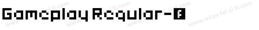 Gameplay Regular字体转换
